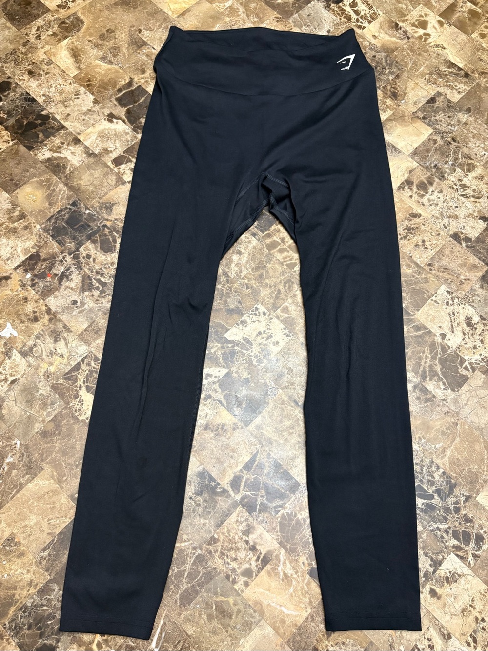 Gymshark High-Waist Black Performance Leggings medium - Picture 2 of 7